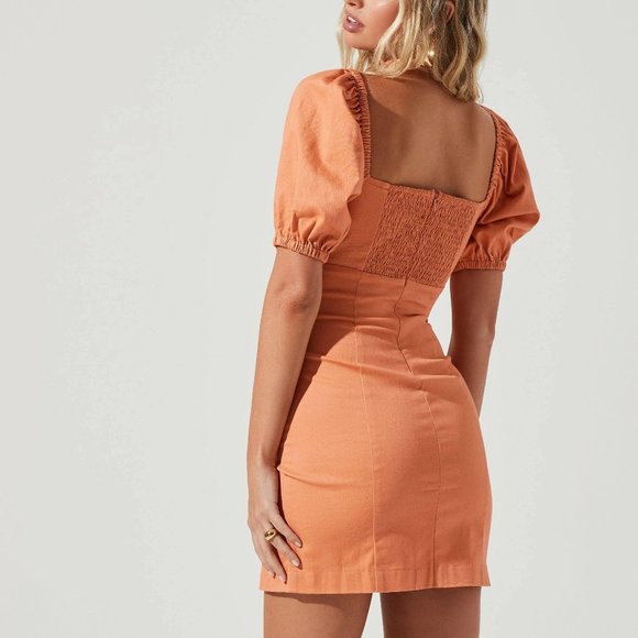 ASTR Mini Dress - NWT - Papaya - Picture 10 of 10
